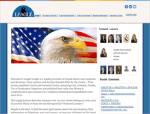 Tablet Screenshot of leagle.com